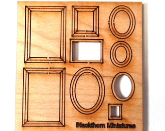1:48 scale picture frames DIY kit
