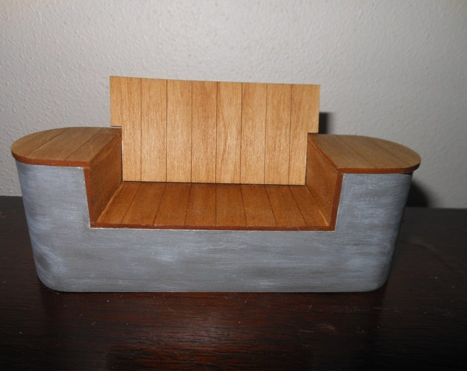 thumbnail image 2 of O Scale Model Railroad Bench Kit With Recycle Can & Platform Accessories – Multicolor 2 of 6