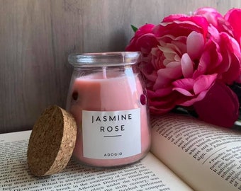 Vela de rosa jazmín