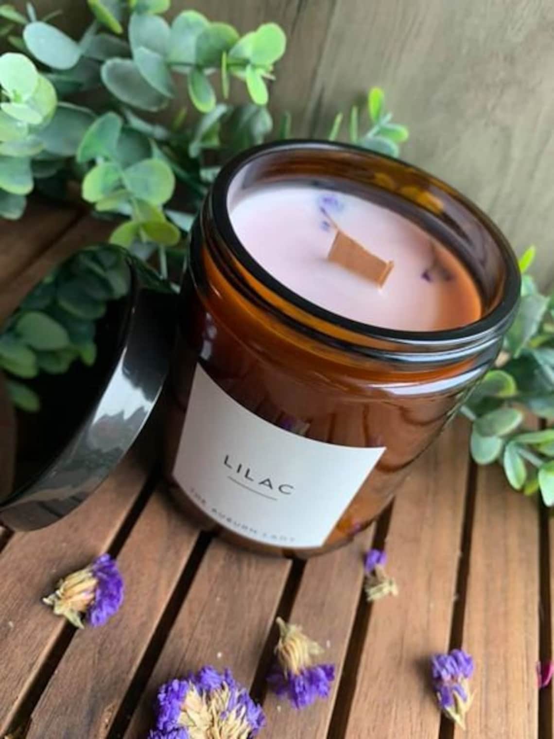 Lilac Candle Etsy