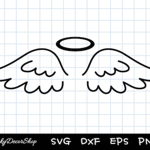 Angel Wings SVG, Wings SVG, silhouette, cricut, cut file, Svg, Dxf, Eps, Png, Digital download