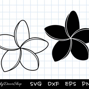 Plumeria SVG, Plumeria Flower SVG, Hawaii Flower SVG, Cut Files, Cricut ...