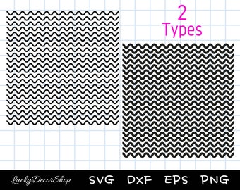 Wave SVG, Wave Line Clipart, Wave Pattern svg, Cut File, Instant Download, Silhouette, Cricut, Svg,Png,Dxf, Eps