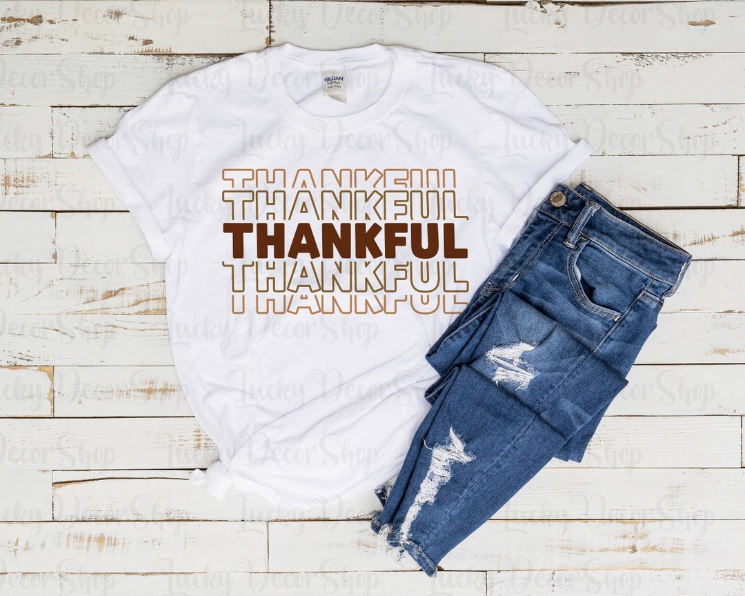 Thankful SVG, Thanksgiving SVG, Fall Svg, Thankful Svg Shirt, Cut Files ...