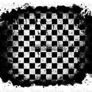 Checkered flag background png, Grunge race flag sublimation, Bleach Effect Backsplash, digital download