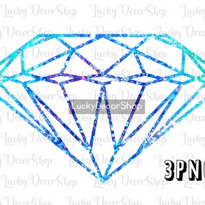 May include: A blue and green diamond-shaped graphic with a glittery texture. The graphic is outlined in black and has a white background.