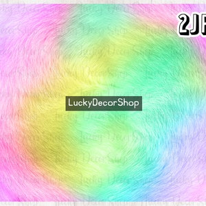 Rainbow Fur digital paper, Fur Textures, Fur Background, Animal Fur, Instant download