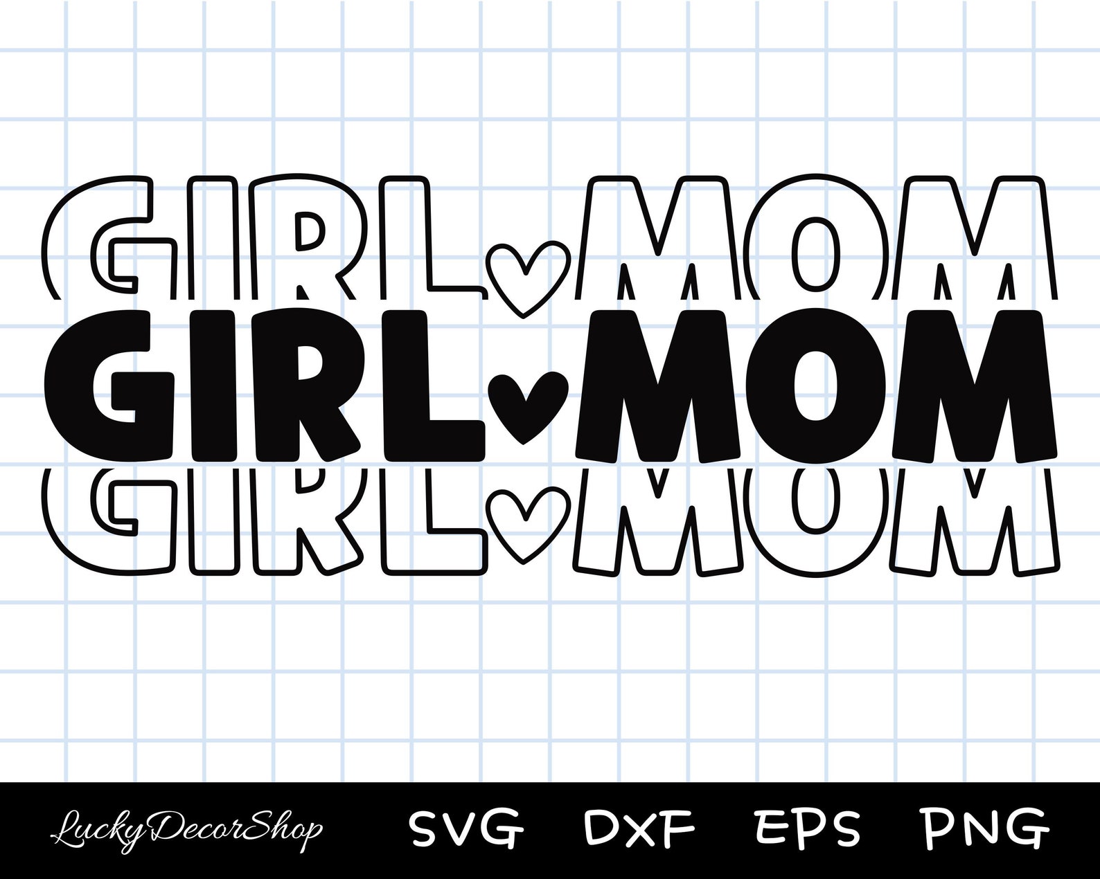 Girl Mom Svg GIRL MOM Shirt Svg Girl Mama Svg Girl Shirt Etsy