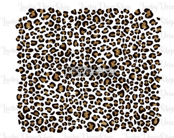 Glitter Leopard PNG: Gold Cheetah Print Background (Digital Download)