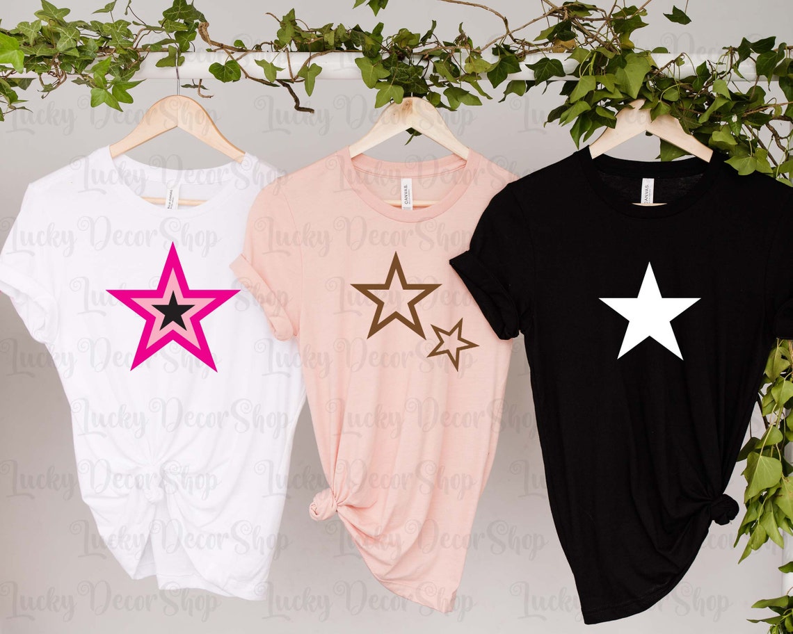 Layered Star SVG: Star Shape Vector Cut File (digital Download) - Etsy