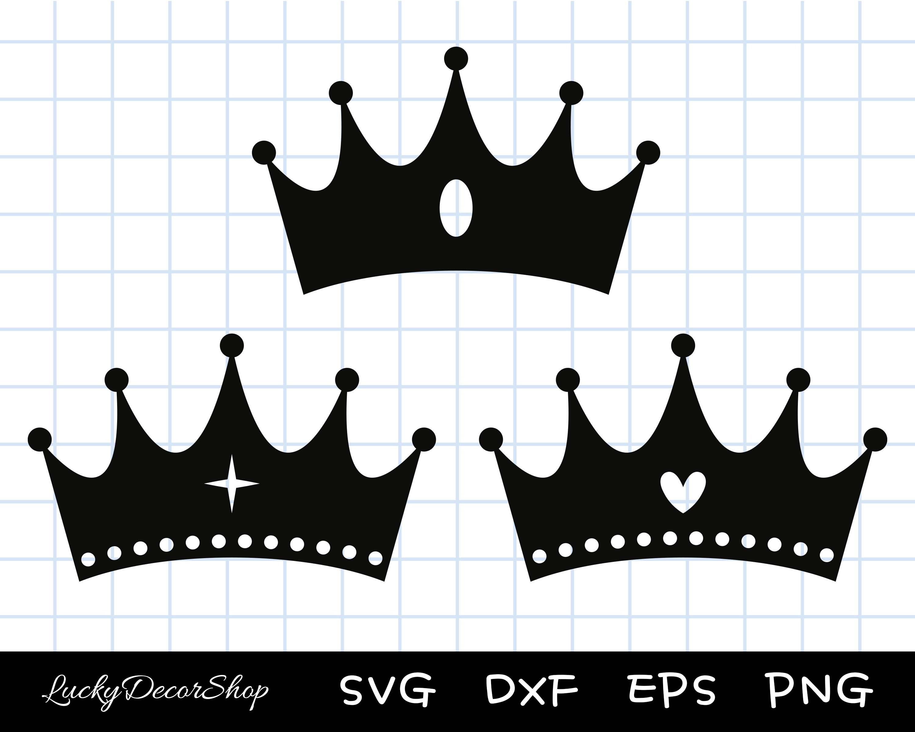 Queen Crown SVG Cut Files: Silhouette, Cricut (digital Download) - Etsy, image size:3000x2400