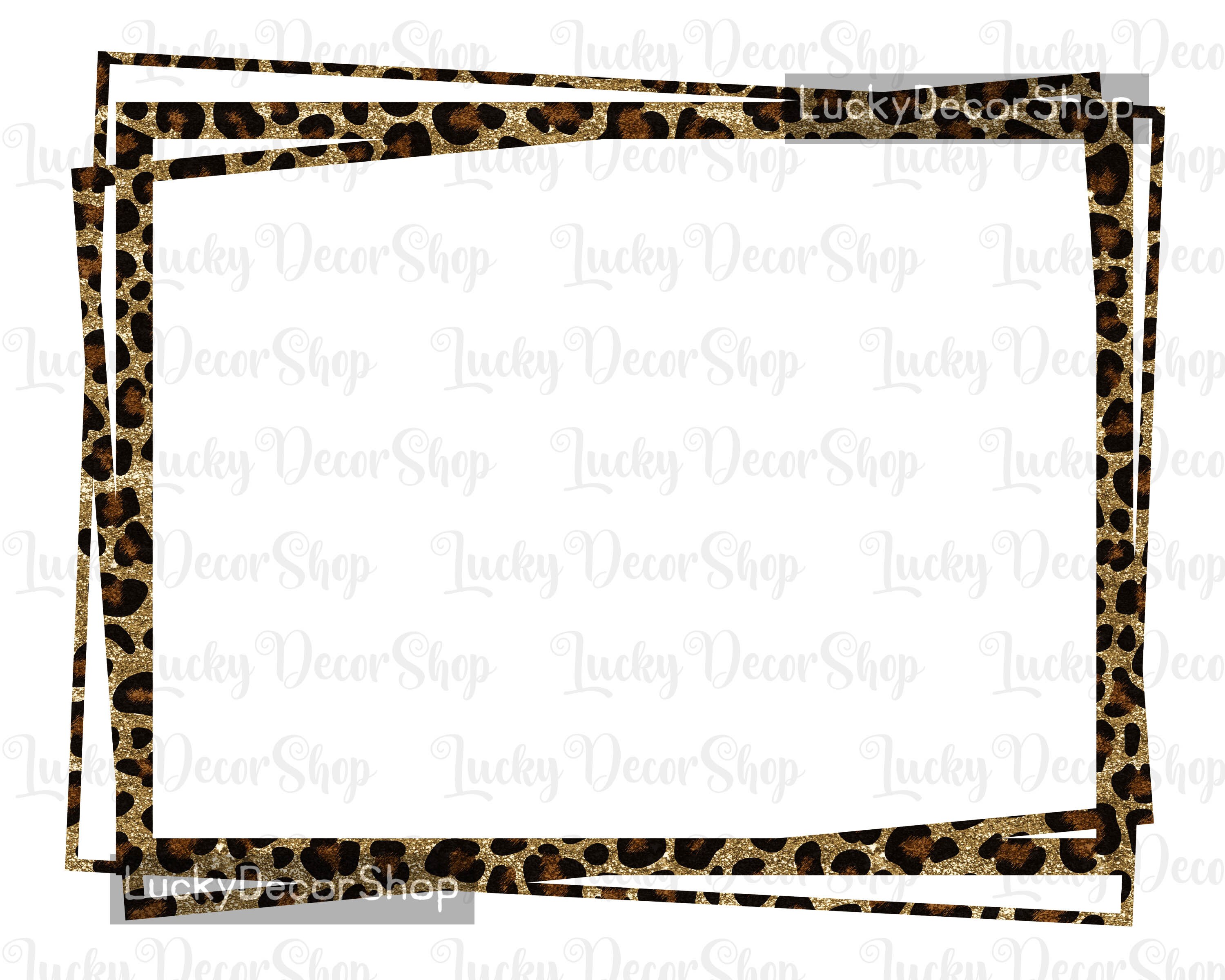 Leopard Frame PNG Leopard Frame Frame Png Frame Etsy