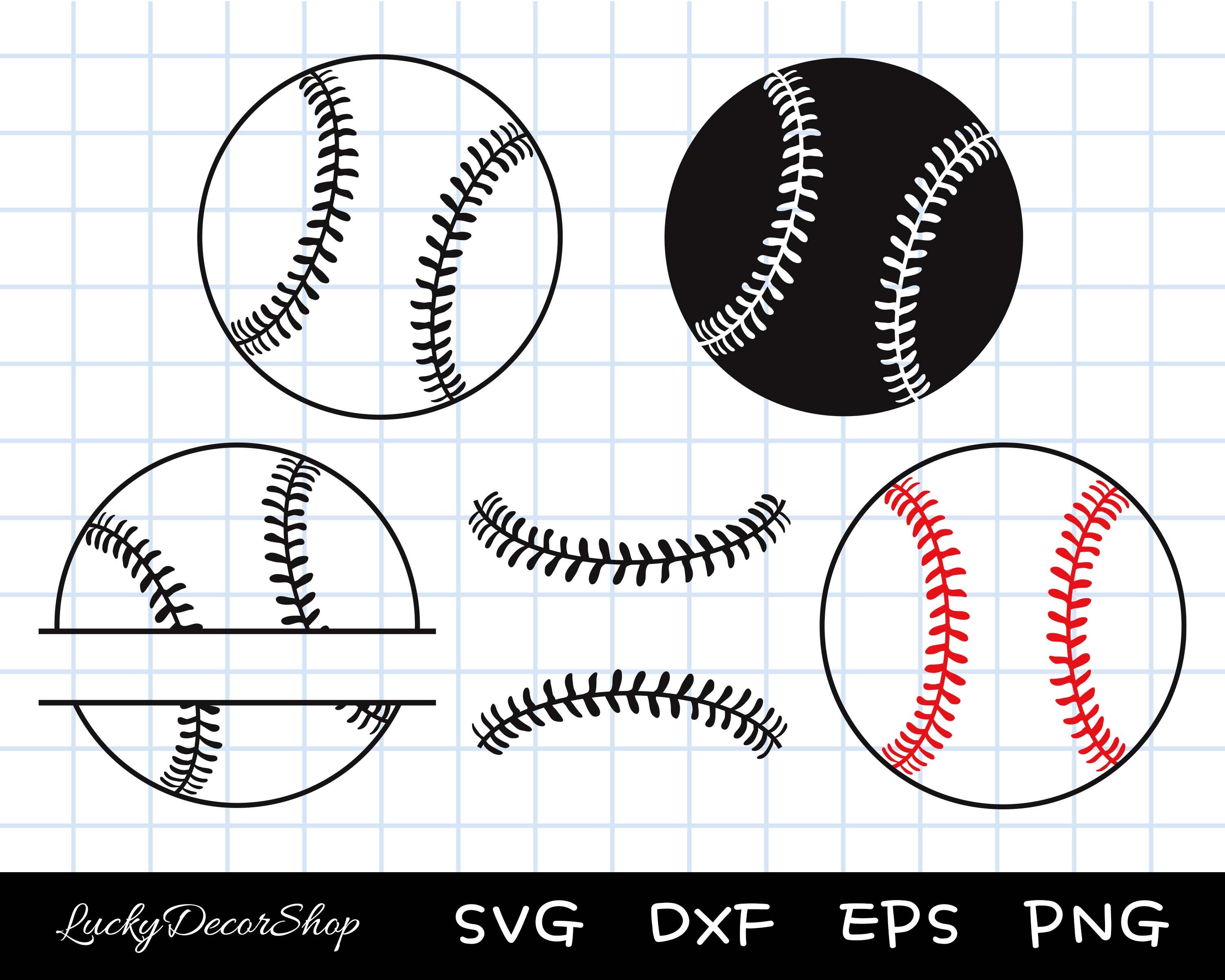 Baseball Outline Svg Baseball Svg Baseball Monogram SVG Cut Etsy