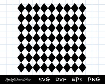 Argyle Diamond Pattern SVG Cut Files (Digital Download)
