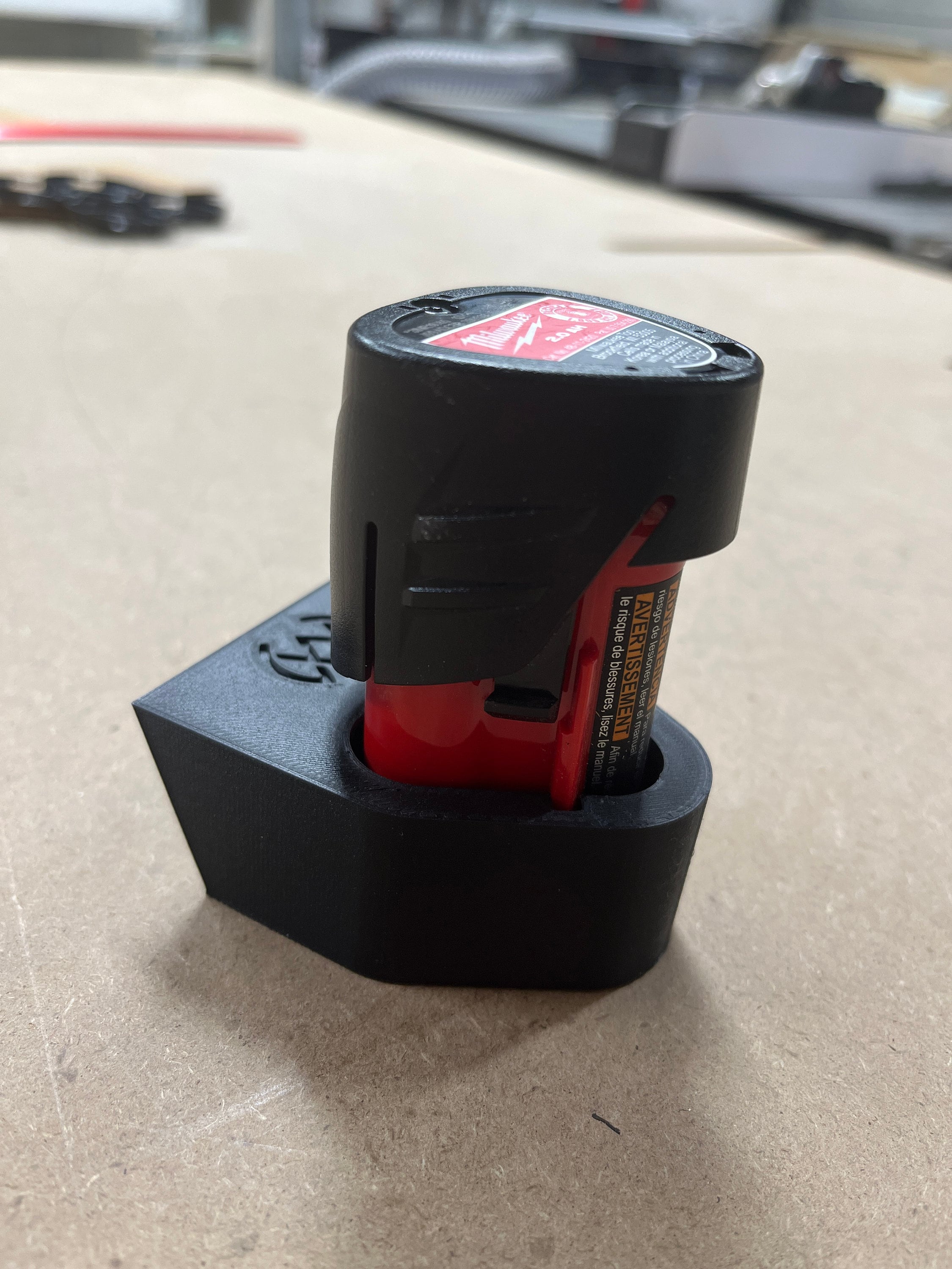 Milwaukee M12 Battery Mount Adapter – 2-Wire Power Connector For DIY Projects, Wheel Hubs, Robotics & M12 Dock Conversions