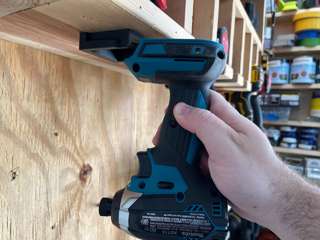 Makita 18V Tool Mount / Hanger Tool Storage Organizer 3D Printed Etsy