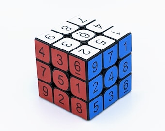 3x3x3 Cubo Sudoku Clásico / Rompecabezas / Hecho a mano
