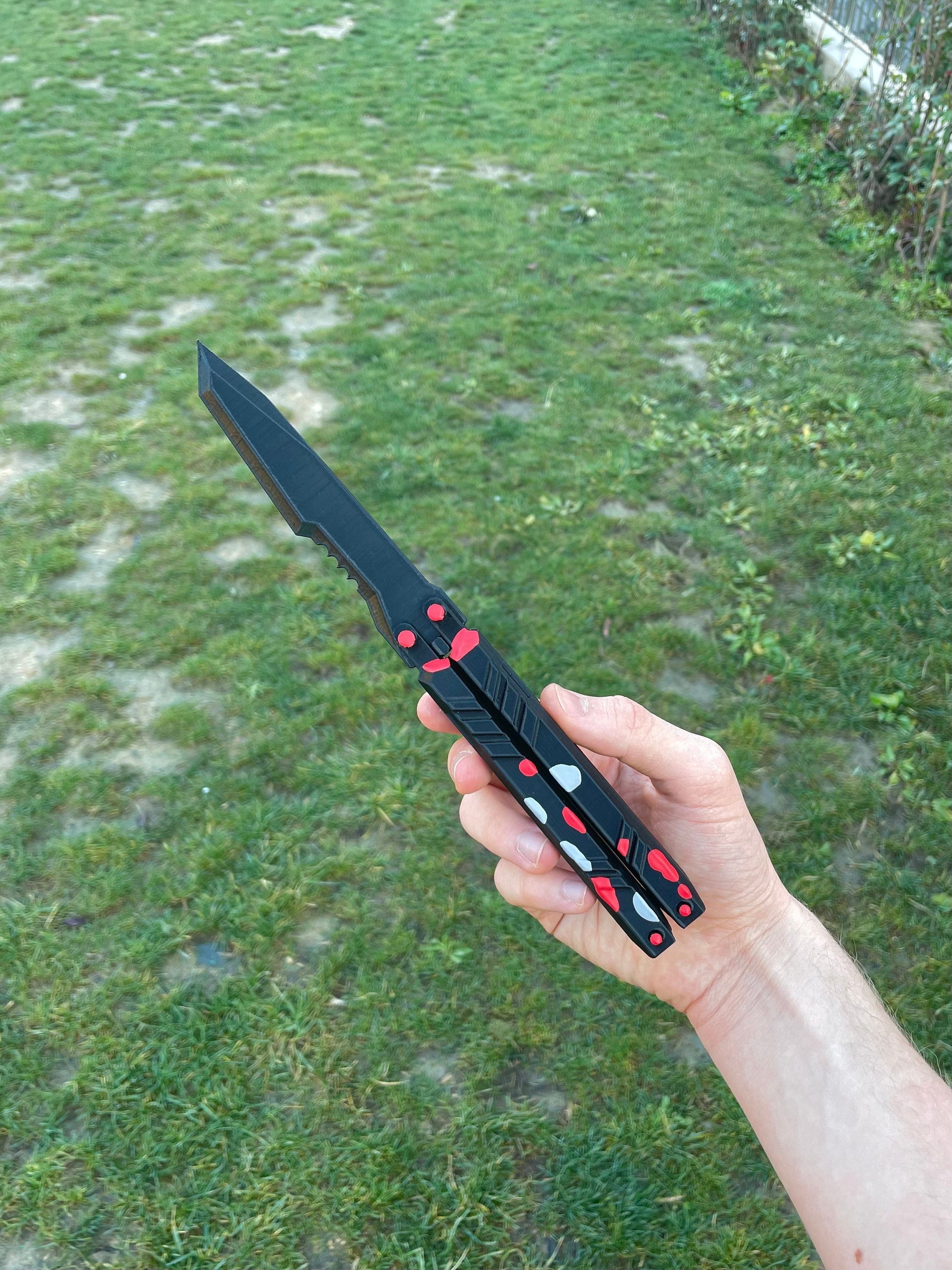 Valorant Recon Knife / Valorant Butterfly Knife / Valorant Etsy Hong Kong