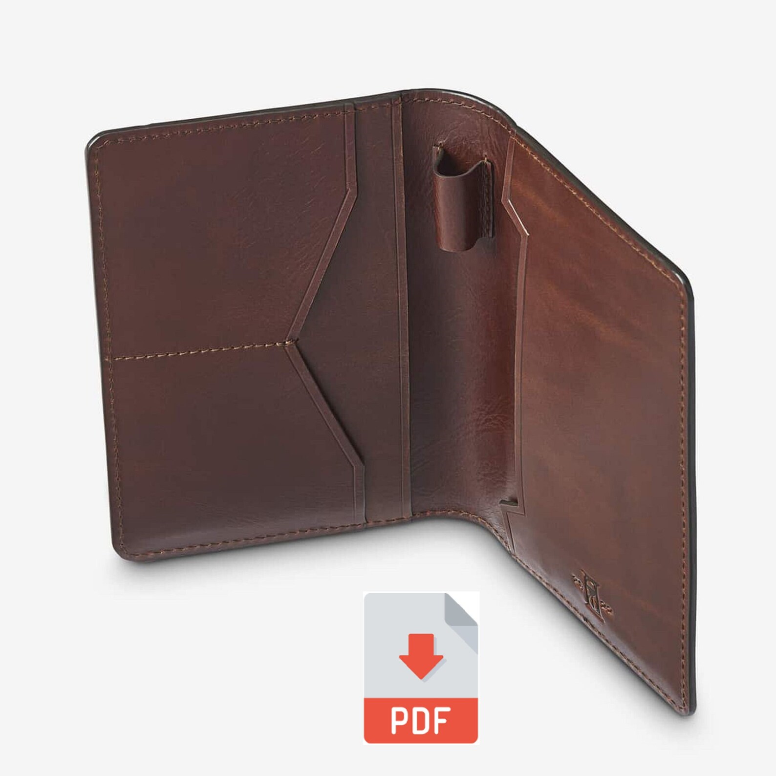 PDF A4 Pattern Leather Passport Holder Template PDF Pattern Etsy