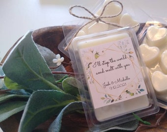 Message to order / Candle Party Favors./ Pure Soy / Wedding Favors/ Baby Shower / Message to personalize / Customize to your needs