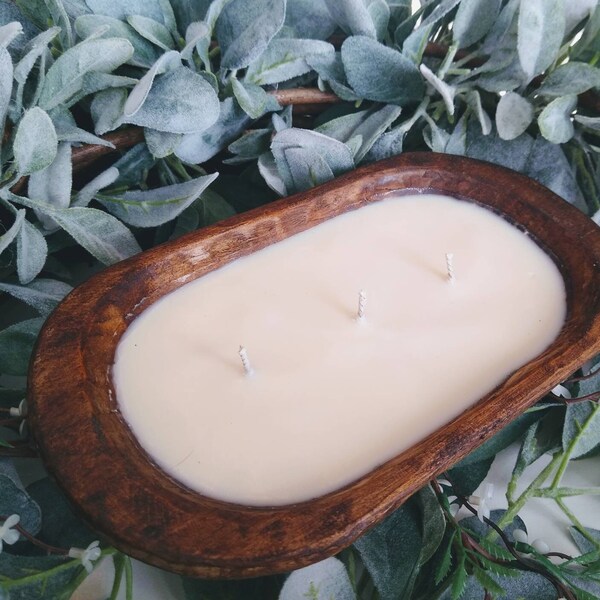 Dough Bowl Candle Etsy