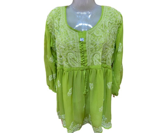 Buy Bottle Green Kurtis & Tunics for Women by KIPEK Online | Ajio.com
