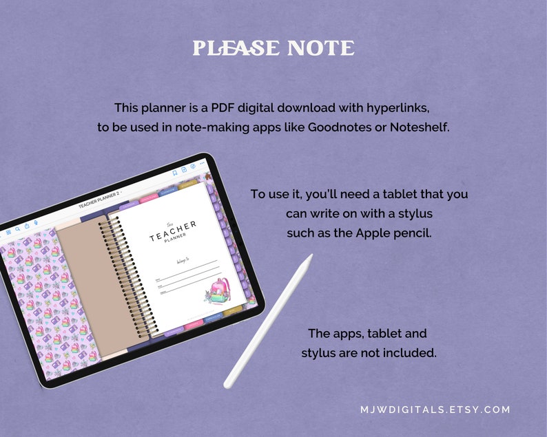 Teacher, Digital Planner for Teachers, 202324 School Year, Lesson