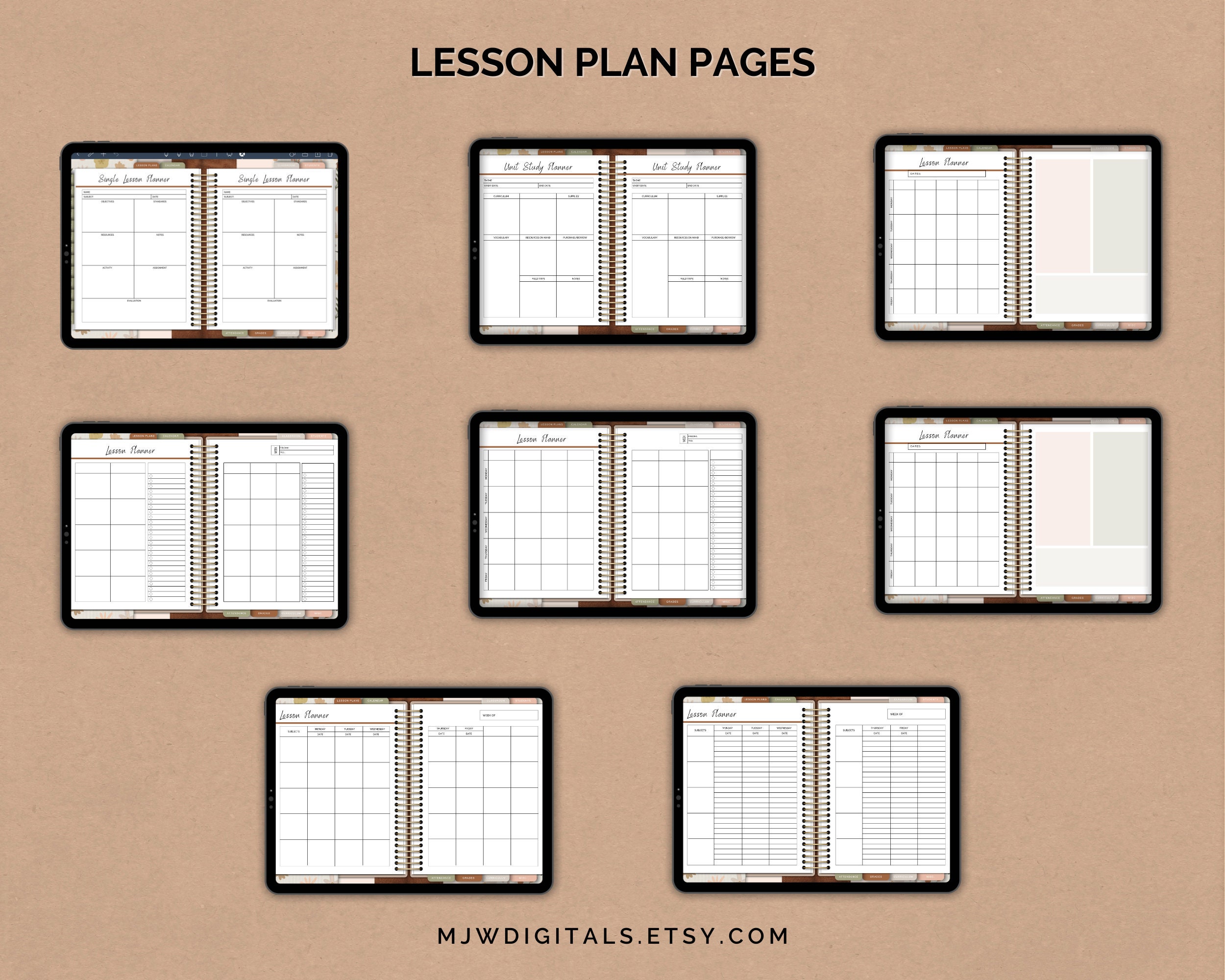 Teacher Planner, Digital Planner, Teacher Planner Goodnotes, Teacher