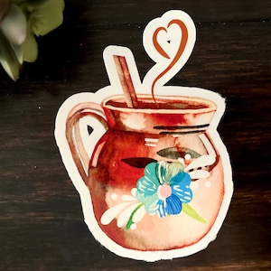 Cafecito Mug Sticker