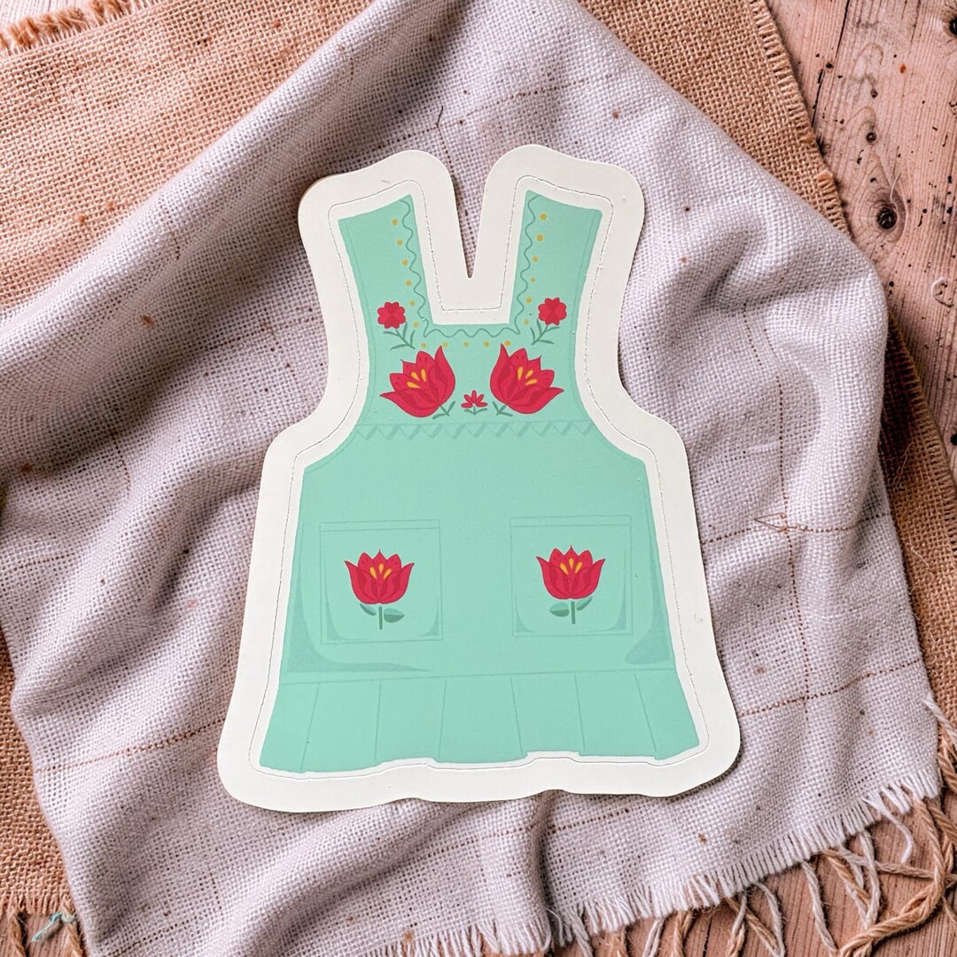 Kitchen Apron Sticker Floral Apron Sticker/mexican Inspired Kitchen Art - Etsy