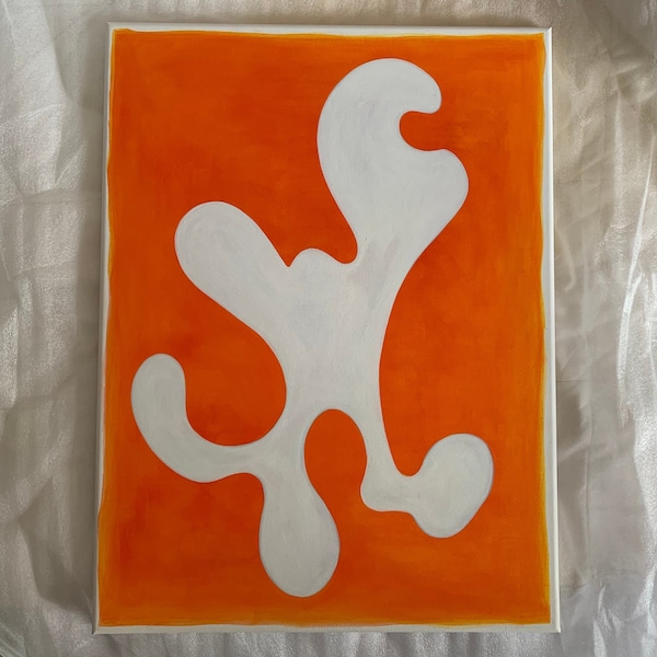Abstract Shape Acrylic Painting