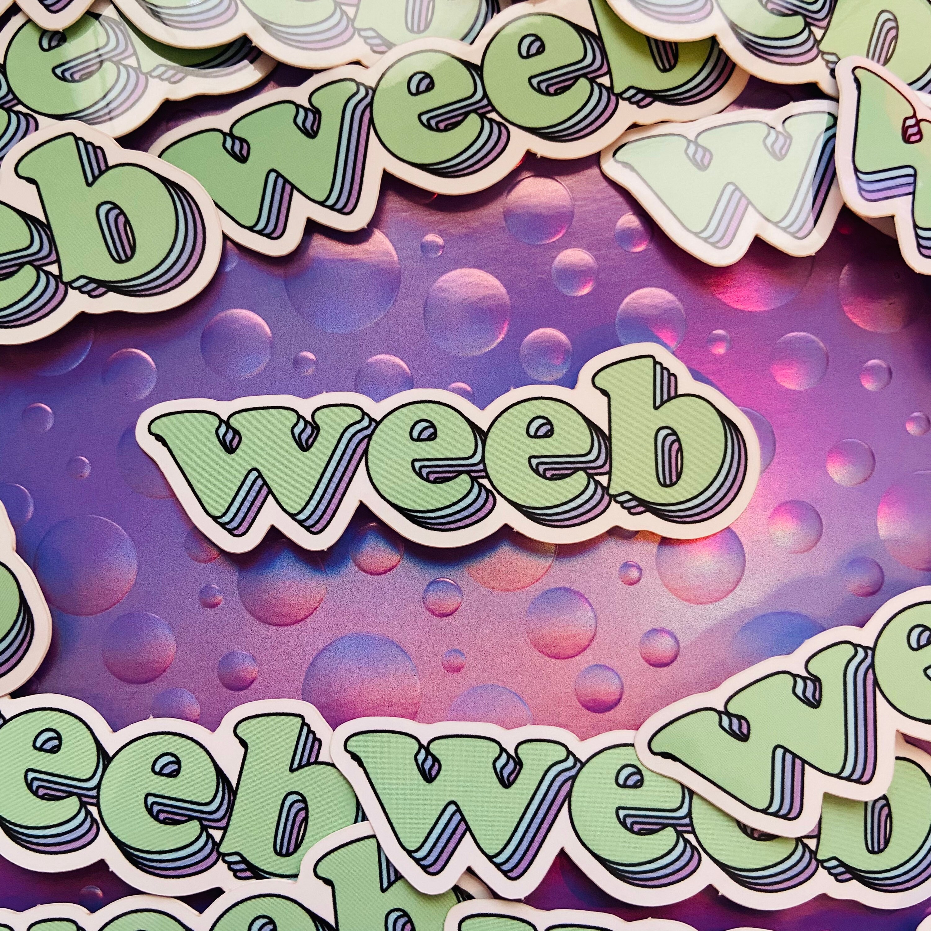 Waifu, Weeb, Senpai, Simp Stickers Glossy Vinyl Decal Anime Fan Kawaii ...