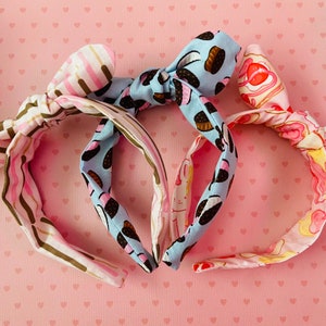 Food Headbands | Kawaii Headband | Cute Hair Accessories | Knotted Headband