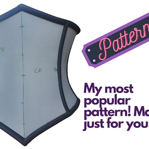 Armor Underbust Corset Cosplay PATTERN!