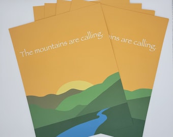 The Mountains are Calling print