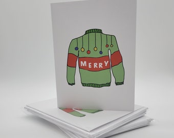 Merry Sweater Notecard (package of 5)