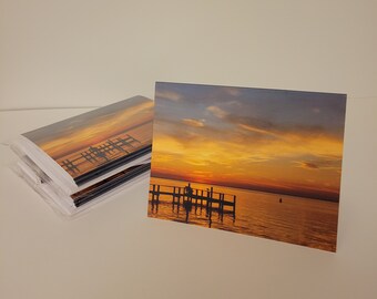 Sunset Photo Card