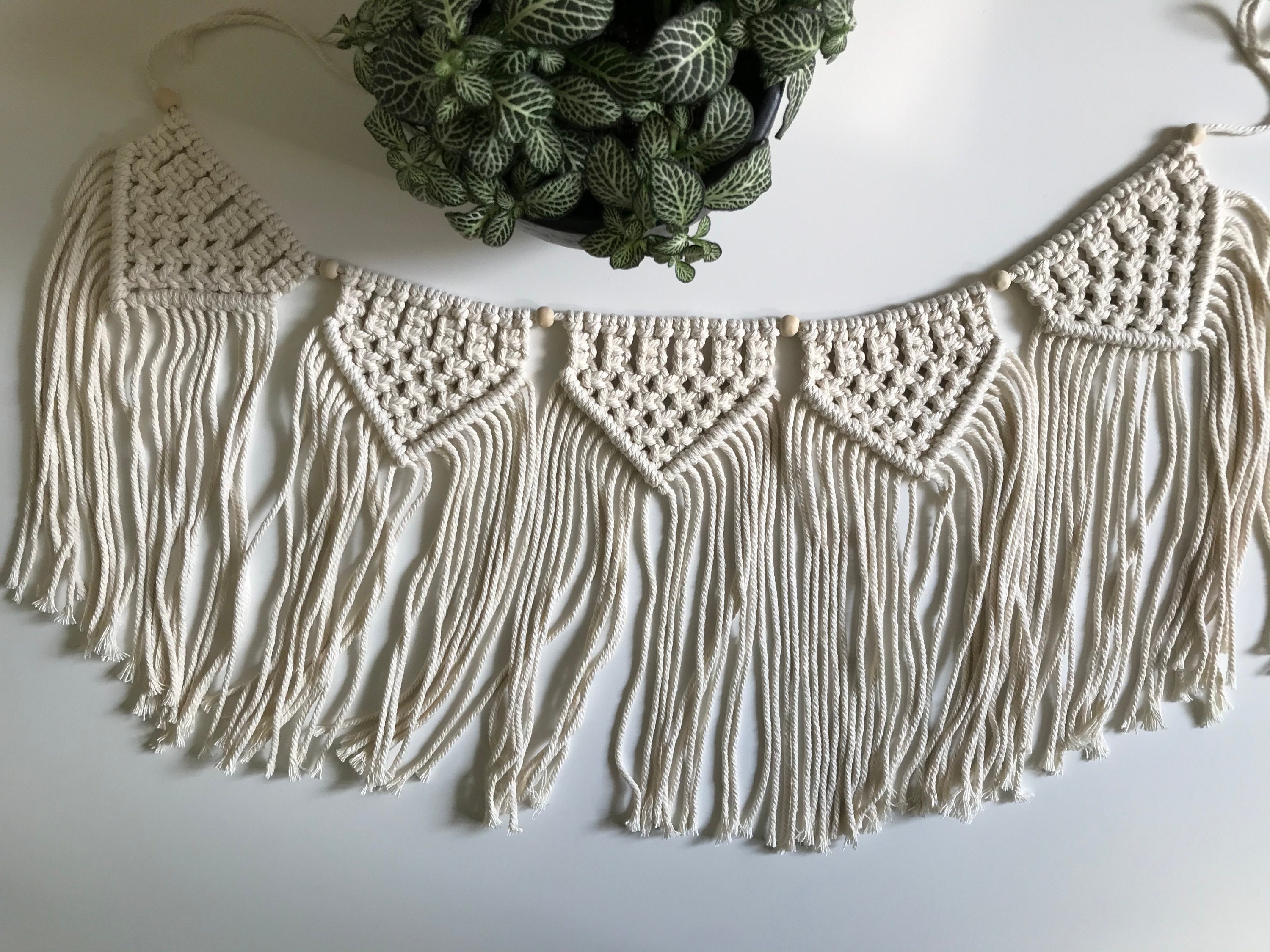 Guirlande Boheme Macramé/Guirlande en Macramé