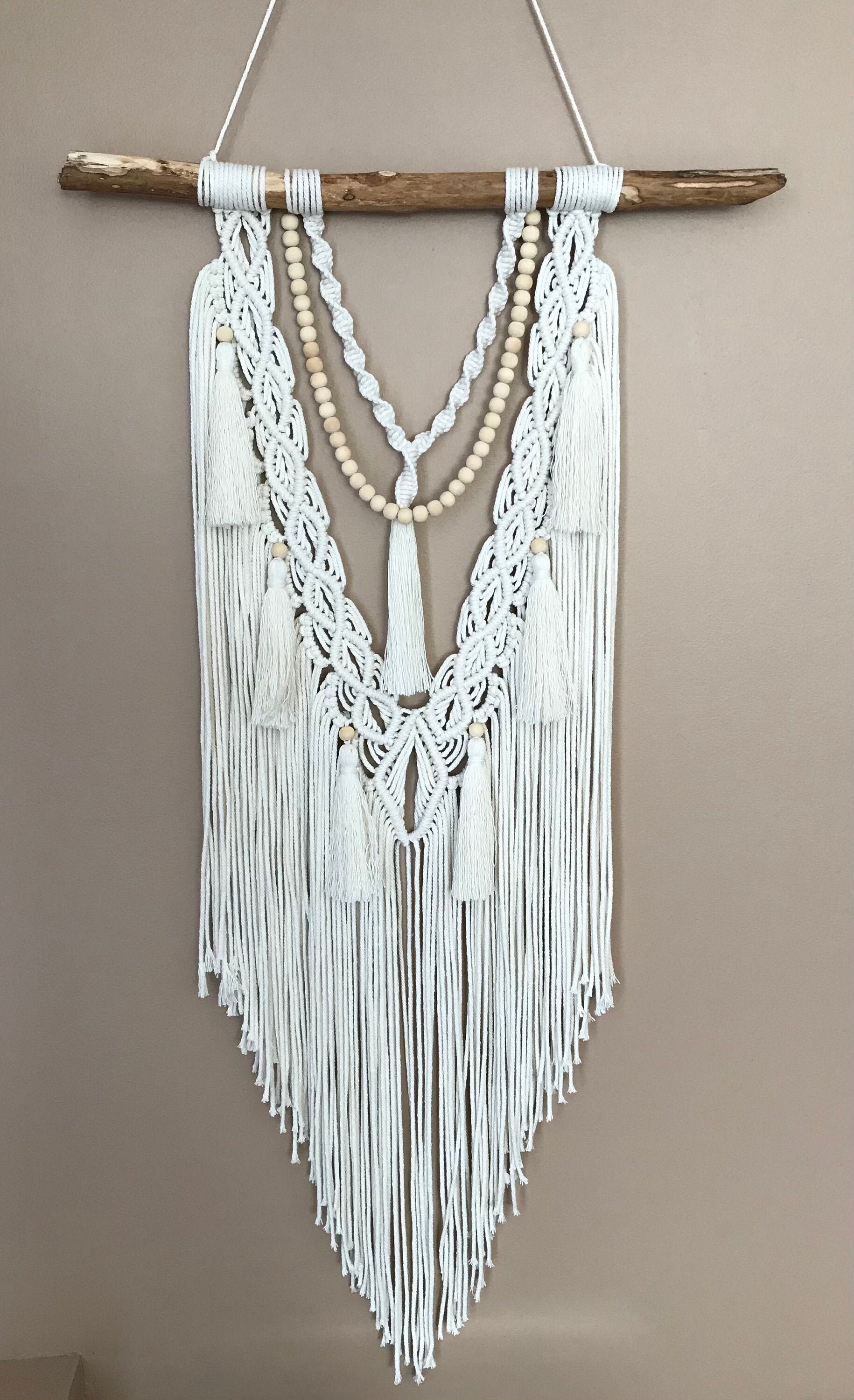 Tenture Murale Xl en Macramé/Décoration Macramé