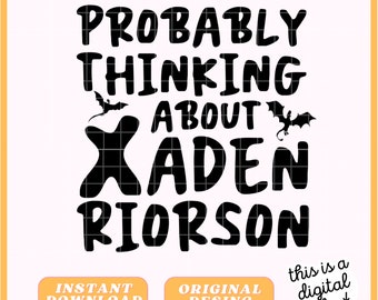 Vierde Wing - Xaden Riorson - Bookish Stickers - Booktok Stickers - Laptop Stickers - Instant Digitale Download - Digitale bestanden - PNG/JPG/PDF