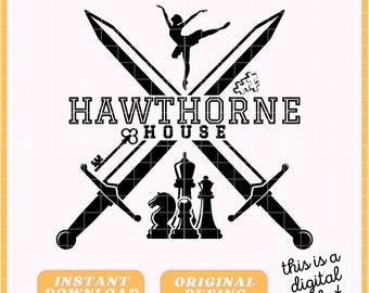 The Inheritance Games Sticker – The Hawthorne House – Sofortiger digitaler Download – Booktok Bookish Sticker – Bundle / PNG / JPG / PDF