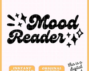 Buchaufkleber - Mood Reader - Digitale Datei - Booktok - Bücheraufkleber - Bundle / Svg / PNG / JPG / PDF