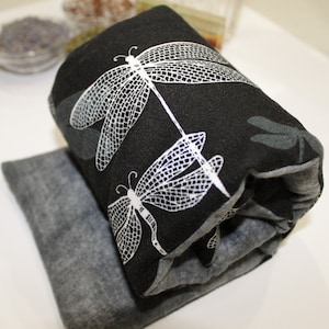 Heated Neck Wrap, Microwave Heating Pad Gift for Mom, rice bag, therapy pillow flaxseed heat pack gift for teacher, gift for co-worker.