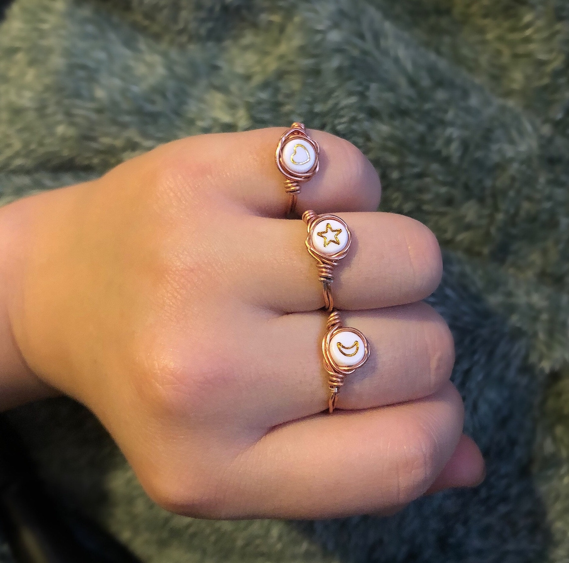 Friendship Ring Set 3 Etsy