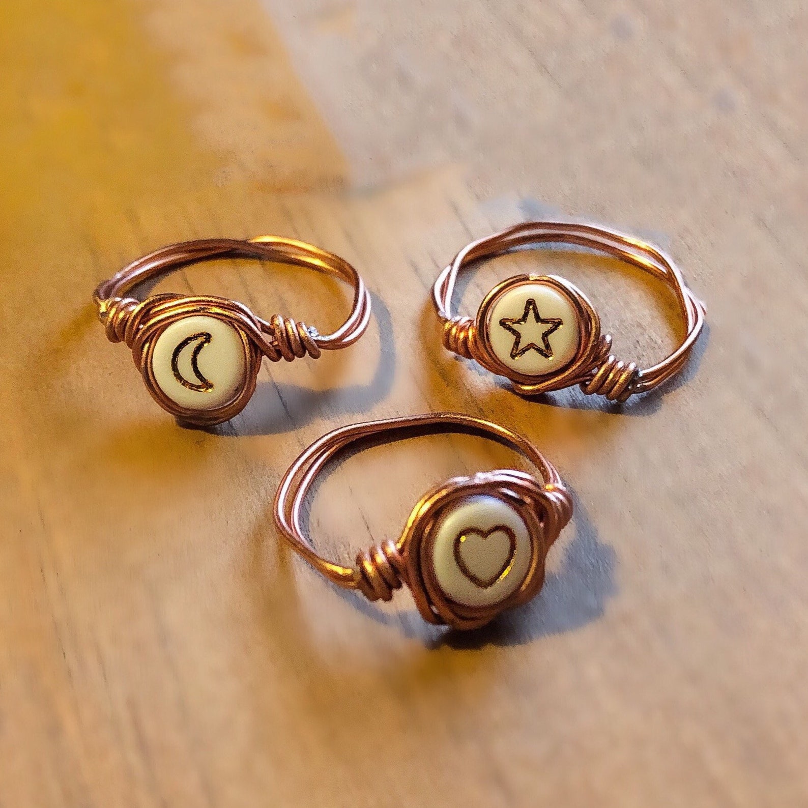 Friendship Ring Set 3 Etsy