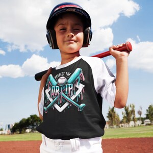 baseball bat drip png, Baseball Shirt ,Baseball Mom, Sublimation, Ice Cream Drip, Baseball game day, Team colors, Digital Download image 3