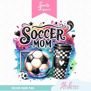 Karierte Fußball-Mama PNG, Fußball-Mama PNG, Retro Fußball-Shirt-Design, Fußball-Saison png, Fußballspiel-Shirt png, Schachbrett Fußball Digital Bild 1