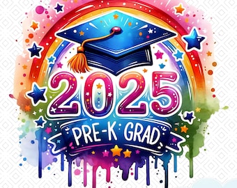 Pre k Graduation 2025 png, Preschool graduation, Pre-k Graduate png, Kindergarten Graduation Shirt png, Pre-K Graduation Shirt PNG
