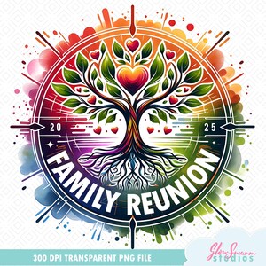 Family Reunion Tree png, Our Roots Run Deep png, Family Reunion 2025, Family Reunion Shirt Design, Famiy Reunion Tree shirt png image 2