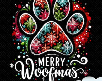 Mamá perruna navideña PNG, feliz Navidad perruna PNG, huella navideña PNG, perro navideño PNG, Navidad PNG, amante de los perros PNG, mamá perruna PNG, regalo para amantes de los perros